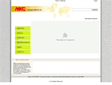 Tablet Screenshot of nkc-india.com